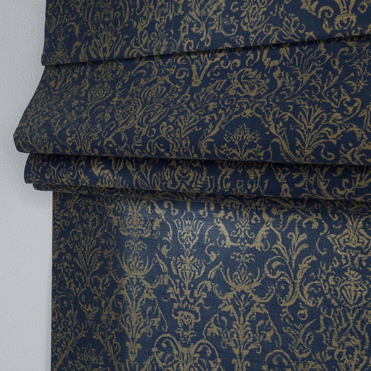 Roman blinds with a classic pattern